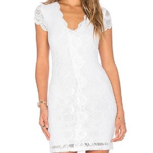 chinese dress ladies Nightcap Cheval Lace Mini Dress - Black